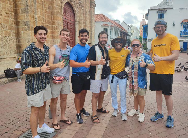 Walking historical tour Cartagena by kikhe travel agency with professional tour guide